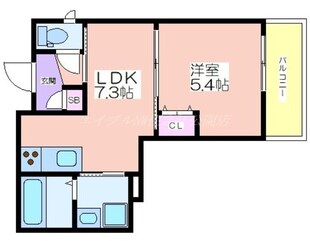 ラモーナ玉出東Ⅱの物件間取画像